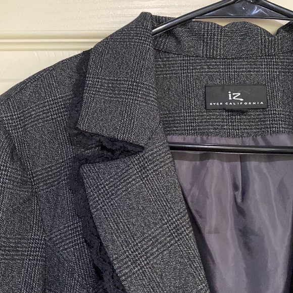 IZ Byer Lace Trim Blazer - Picture 2 of 4